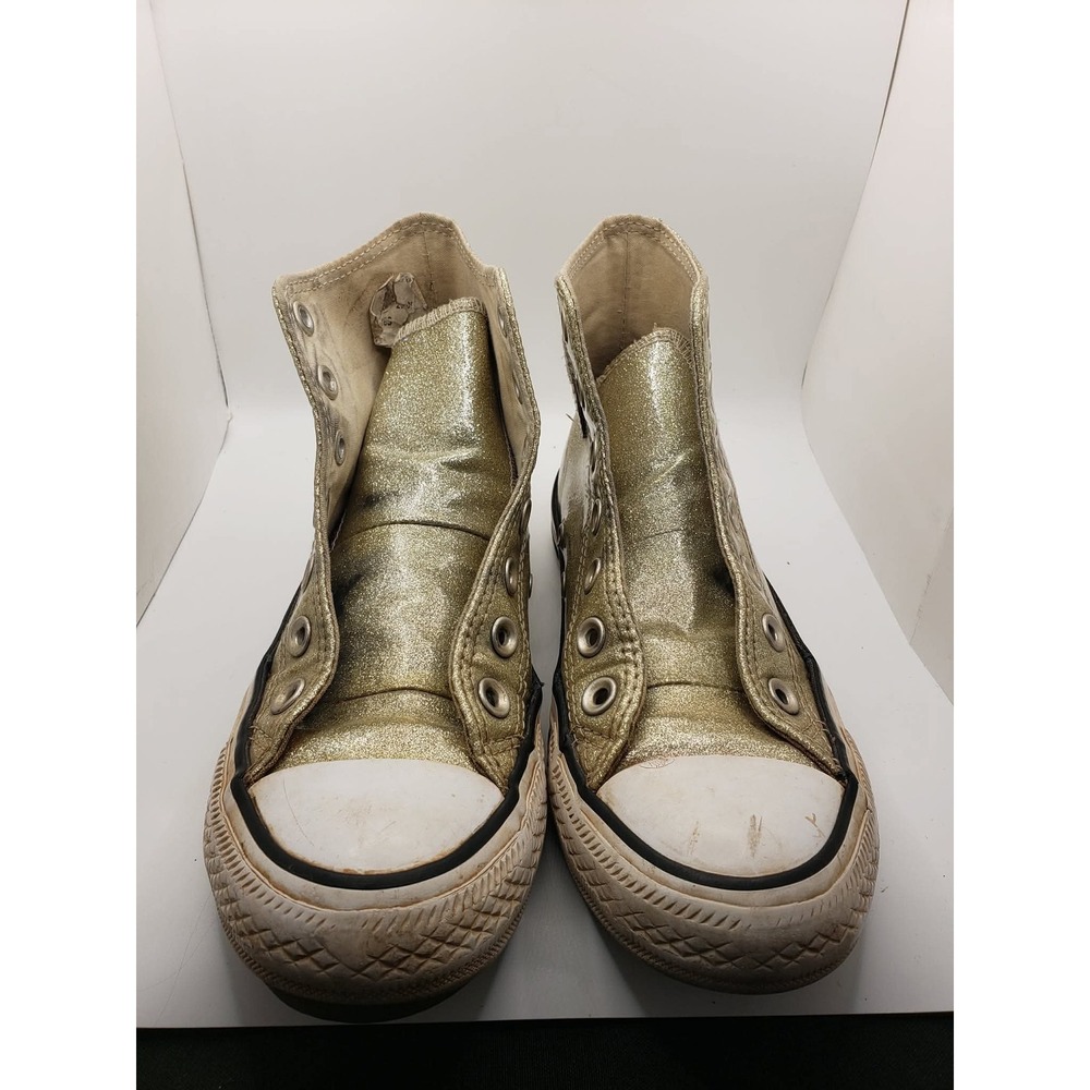 Converse Chuck Taylor All Star‎ Gold Glitter High Top Women's Size 5 562481C